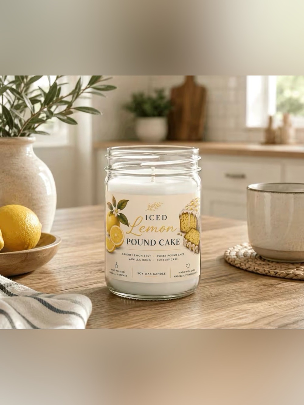 🍋Iced Lemon Pound Cake🍋🕯️ - Picture 1 of 1